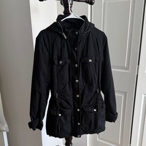 New York & Company Black Utility Jacket